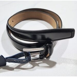 Cole Haan Mens Belt Size  34 Black Leather New With Tag